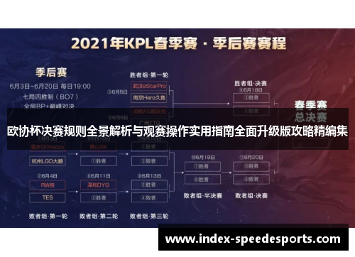欧协杯决赛规则全景解析与观赛操作实用指南全面升级版攻略精编集